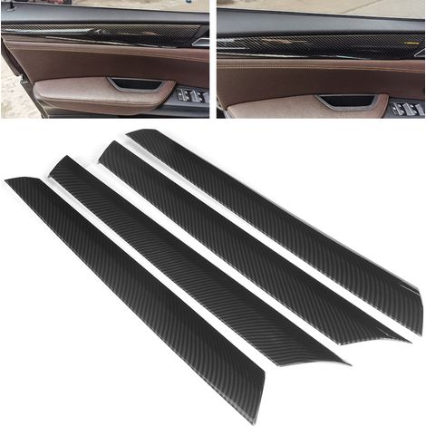 Modifications automobiles : panneaux de garniture de porte BMW X3 F25 (2011-2017) et X4 F26 (2014-2018) avec texture en fibre de carbone. (1/5)