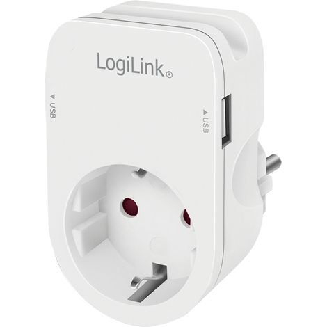 LogiLink PA0247 limitador de tensión Blanco 1 salidas AC 230 V (1/5)