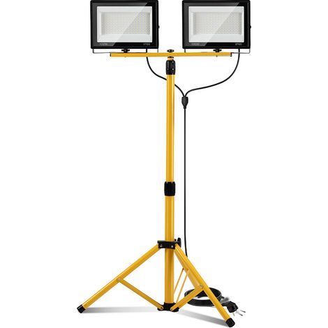 TolleTour 100W LED Baustrahler Flutlicht Scheinwerfer Außenstrahler Arbeitsleuchte Bauscheinwerfer IP66 Wasserdicht Kaltweiß (1/4)