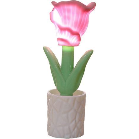 Lampe de table LED en forme de fleur étanche pour extérieur (1/5)