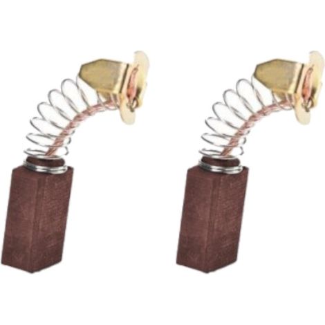 2x Trade-Shop Bronzekohlen Kohlebürsten 6x10x16mm kompatibel mit SHOPRIDER GK-10 TE-888N TE-889N NRS, kompatibel mit Kymco Midi XL ForU, Maxi XL ForU