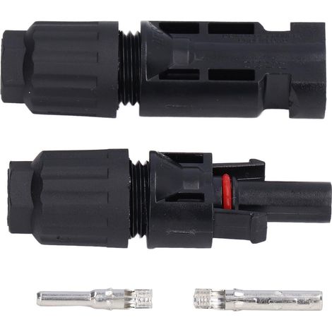 5er-Set Solarstecker (männlich/weiblich), IP67 wasserdicht, für PV-Modulkabel, Hochspannung 30 A 1000 V (1/5)
