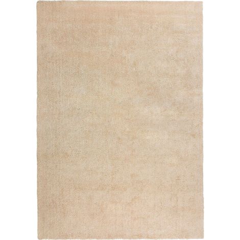 Tappeto shaggy beige chiaro 160 x 230 cm Demre