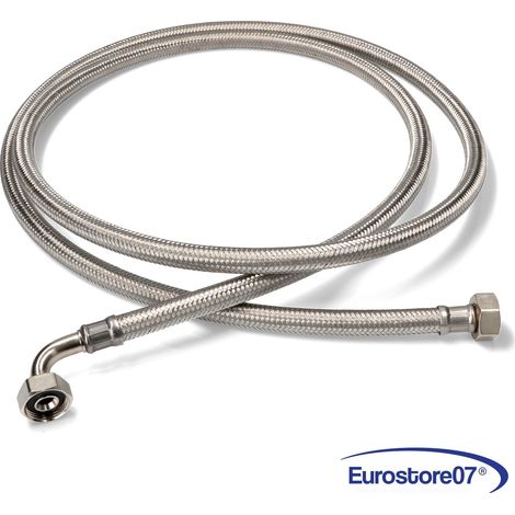 TUBO SCARICO LAVATRICE / LAVASTOVIGLIE   INOX DN13 X4330IWG   LUNGO 2500 CURVO