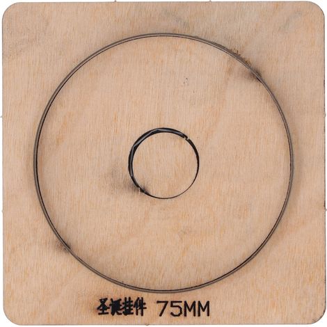 Matrice de découpe pour cuir, diamètre 75 mm, forme ronde, poinçonnage manuel, acier allié, outils de bricolage (1/5)
