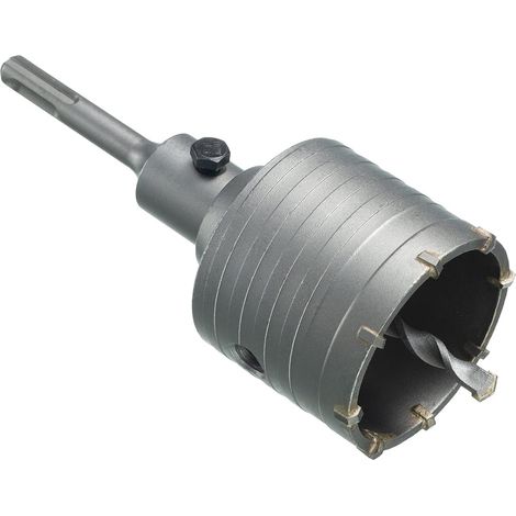 Set of Hollow Crowns, Hole Saw for Concrete Crown Dry Core Drill Ø 68 mm and SDS Plus Adapter 110 mm and 8 x 110 mm Centering Drill Bit (1/5)