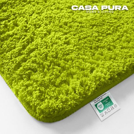 Tapis de bain Sky Uni Vert pomme 50 x 80 cm