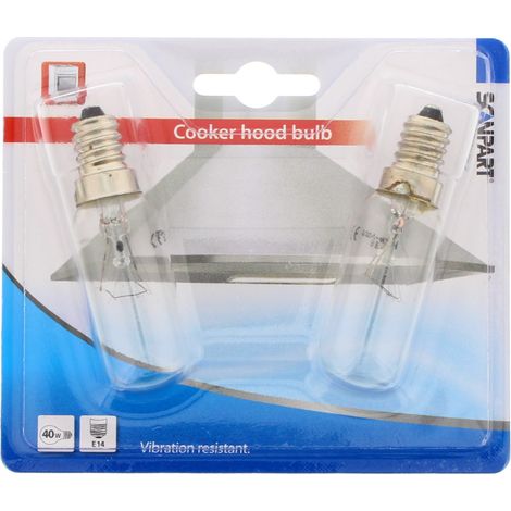 Scanpart Dunsthaubenlampe E 14 40 W 2 Stück T 25 (1140000041) (1/2)