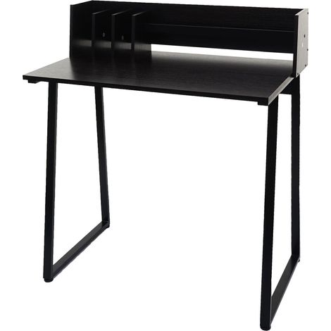 [NEUWERTIG] Konsolentisch HHG-770, Telefontisch, 82x51cm 3D-Struktur, Metall MDF schwarz