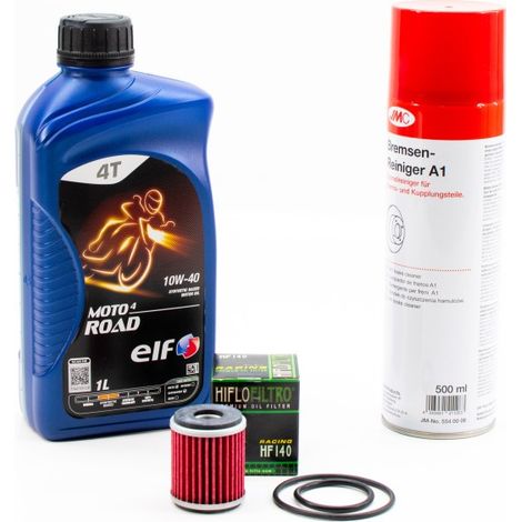 Kit Entretien Vidange pour YAMAHA YZF-R 125 de 2015 à 2024 - ELF MOTO 4 ROAD 10w40 1L