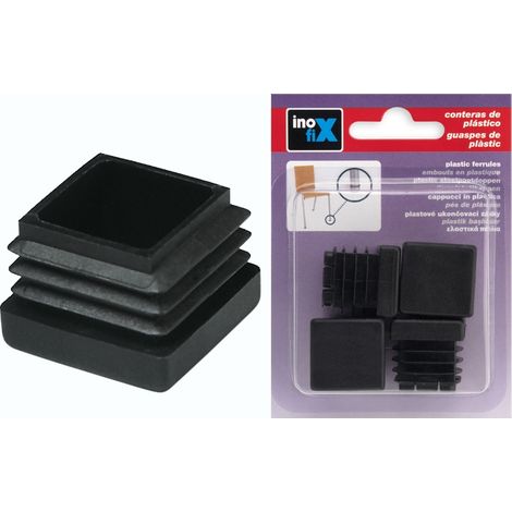 EMBOUT X4 INTERIEUR CARRE 20MM NOIR INOFIX 1820-3-