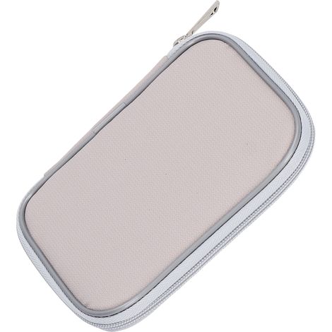Petit sac ignifugé en silicone résistant aux hautes températures et en fibre de verre imperméable et ignifugé, gris. (1/5)