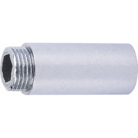 Prolunga cromata 10 cm maschio, femmina 15 x 21 (ciascuno)