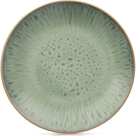 Dessertteller aus keramik grun glaze 205 cm