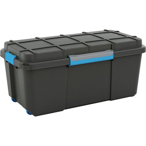 KIS SCUBA BOX 80 L, Rangement, Noir, 78 x 39,5 x 35 cm