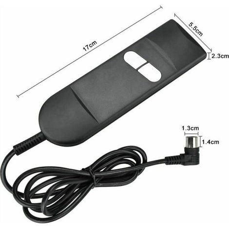 Commande manuelle 2 boutons inclinable télécommande interrupteur de fauteuil électrique pour fauteuil élévateur, canapé électrique, fauteuil inclinable (1/4)