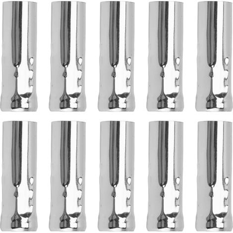 1 Tube Support Bougie E14, Fer Galvanisé, 80x25mm, Accessoire Luminaire, Pour Lustre Bricolage