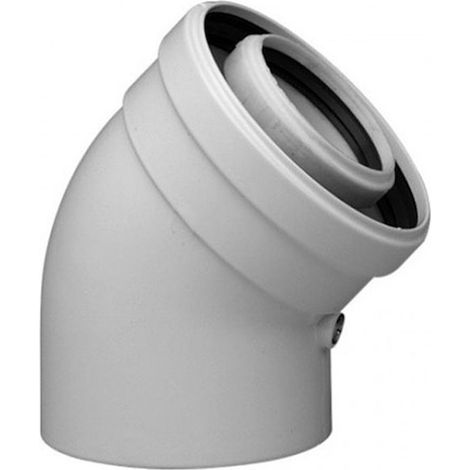 BAXI Ricambio khg71405981 curva 45° coassiale ht codice prod: KHG71405981