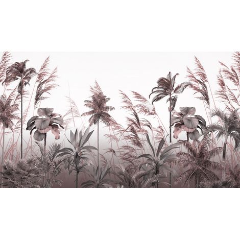 Papier peint panoramique - Plantes Tropicales - 130 cm x 74 cm (1/2)