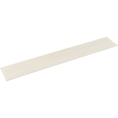 Revestimiento de suelo vinílico PVC adhesivo 7 piezas 0975 m² roble blanco envejecido vintage 030007249