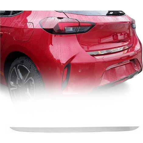 Garniture de Hayon Coffre pour Opel Corsa F 2019-2026 acier inox Brillant 1Pc (1/5)