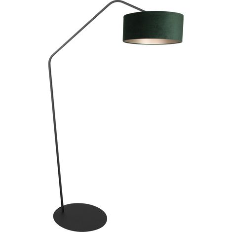 Anne Lighting - lampada da terra - ZigZag - verde nero - metallo