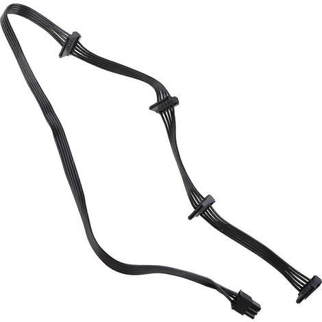 50 cm hochwertiger PCI-E 6-Pin-Stecker auf 1 SATA-Buchse-Stromversorgungs-Splitter