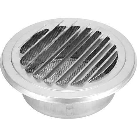 Sonstige Haushaltsgeräte und Zubehör – Lüftungsrohrabdeckung – Flachgitter – Edelstahl 304 – 125 mm Durchmesser – Wind- und Insektenschutz (1/5)