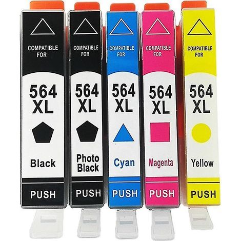 Cartouches d'encre pour imprimante HP Photosmart D5445 D5460 D5463 D5468 C5324 (1/4)