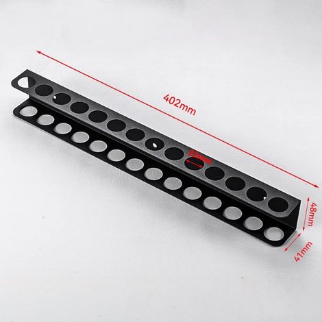 (A) Support de rangement mural en métal robuste pour tournevis et pinces, organisateur d'outils multifonctionnel pour garage et atelier. (1/5)