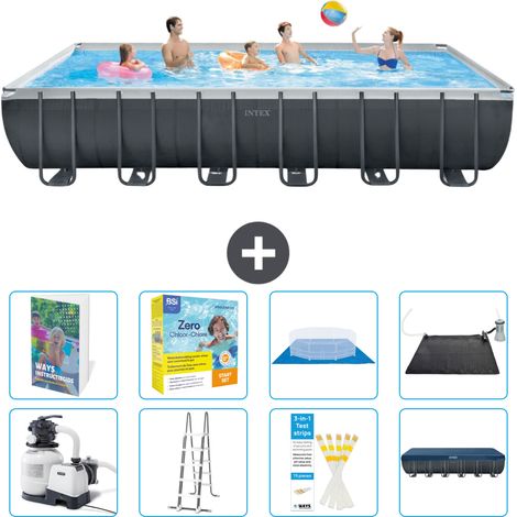 Ultra XTR Pool Rechteckig - 732x366x132 cm - 9-teilig S582