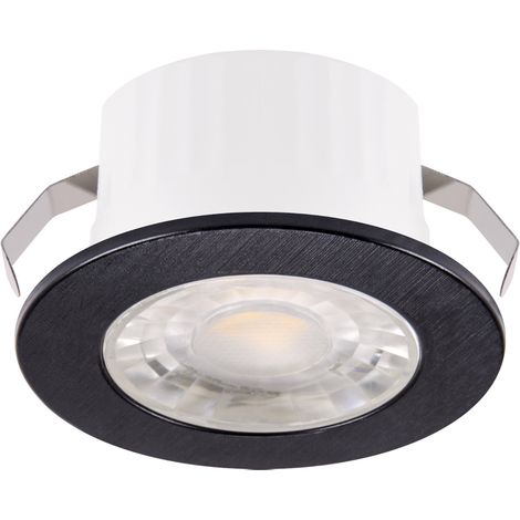 FIN LED C 3W BLACK 4000K IP44                                                                            - Luce NATURALE (1/2)