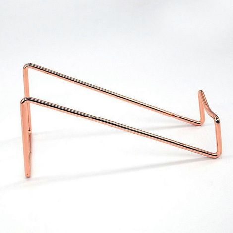 Porte-bouteilles créatif en métal rouge, support pour une bouteille de vin, présentoir pour salon (or rose) (1/5)
