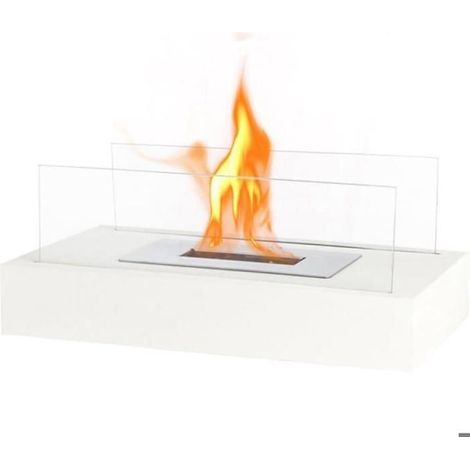 Cheminée table - Rectangulaire - 35 cm - Bioéthanol - Portable - Intérieur/Extérieur (1/5)