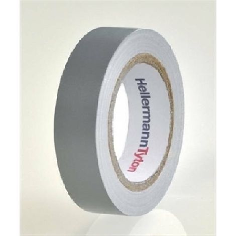HellermannTyton HelaTape Flex 15 Cinta aislante gris 15 mm