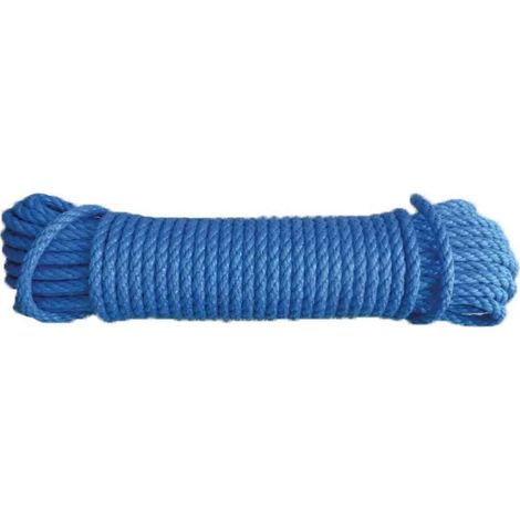 Cordage polypropylène - 12 - 1,73 - Bleu