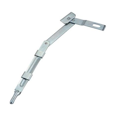 PALETTO A SALDARE A LEVA 305 COMBI - ZINCATO 2 SNODI DOPPIA GUIDA PASSANTE MM 455- 5 pezzi