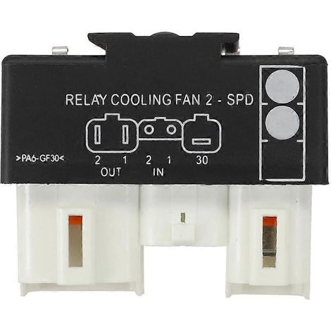 Relais de commande du ventilateur de radiateur compatible avec les séries C70, S70, V70, S90, V90, 740, 850, 940 et 960, références : 9442933, 9442934, 899998000 (1/5)