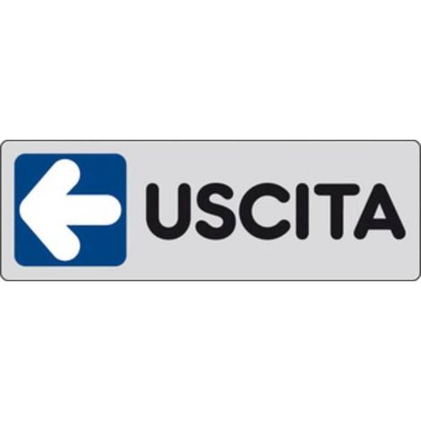 10 x ETICHETTA ADESIVA 150X50 USCITA (SX)