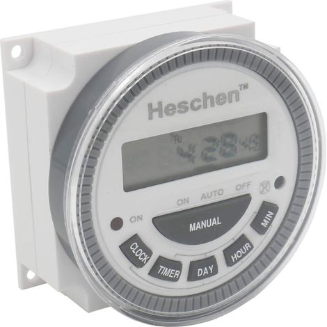 Relais programmable avec écran LCD numérique 220-250 V AC 16 A SPST 4 broches (1/3)
