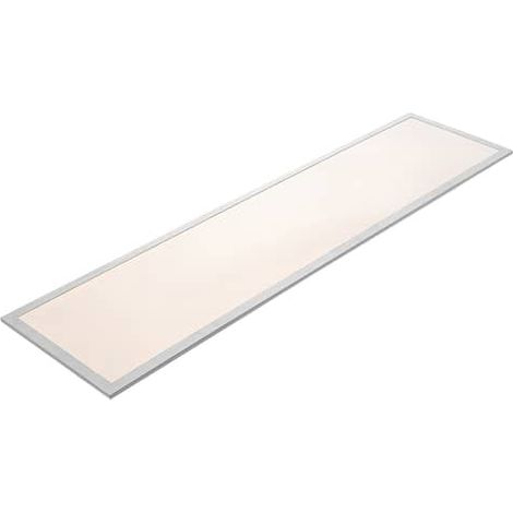 [GEBRAUCHT] B-Ware Lindby Panel Leuchte Deckenlampe Led Stenley Weiß Silber Kunststoff Aluminium