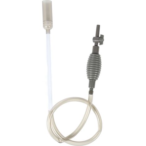 Aspirateur à eau manuel pour aquarium en PVC – 1,7 m – nettoyage gravier et vidange facile (1/5)