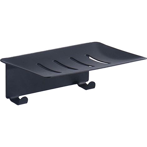 Jabonera, Acero inoxidable, Autoadhesiva, Manguera de desagüe, Baño, Cocina (1/5)