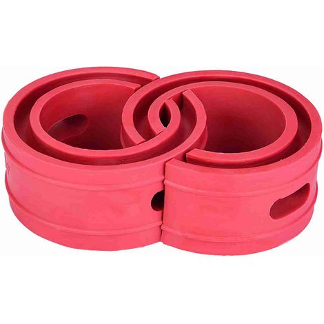 2 amortisseurs de voiture rouges, ressorts de butée, coussins de pare-chocs, type B+ (1/5)