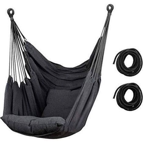 Hamac d'extérieur Premium – Hamac léger pour la plage, le jardin et le balcon – Idéal comme accessoire de camping et hamac pour les vacances, la sieste et les loisirs (sans oreiller, (1/5)
