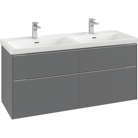 Villeroy & Boch Subway 3.0 armoire sous lavabo, 4 tiroirs, (1/2)