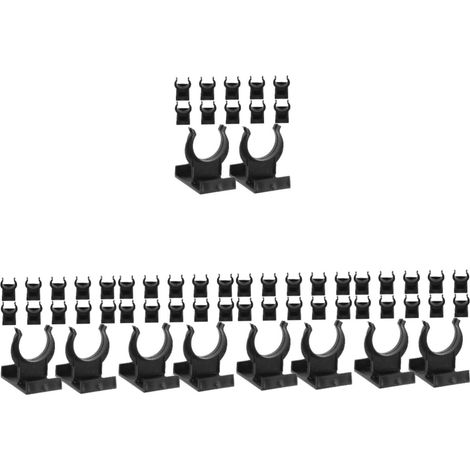 60 jeux de clips fixation en plastique pour pieds meubles cuisine (1/5)