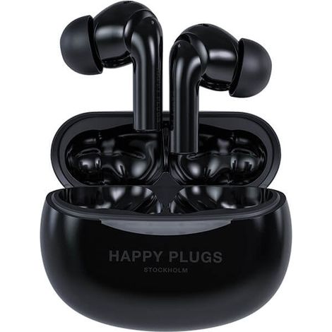 Happy Plugs Joy Pro - Kabellose In-Ear-Kopfhörer mit ANC (Schwarz)