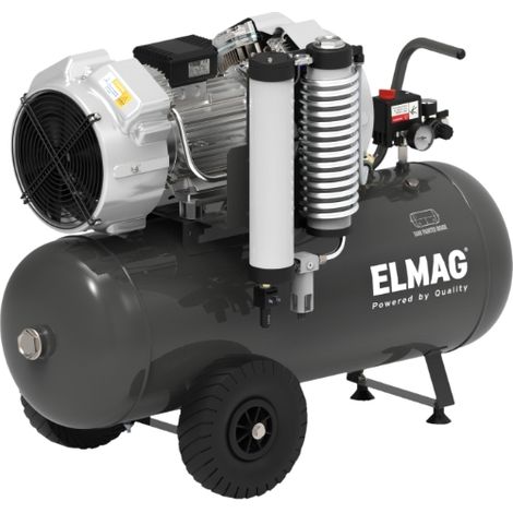 Compresseur dentaire 480/8/90W - mobile EXTREME 4D 90L 2,50CV