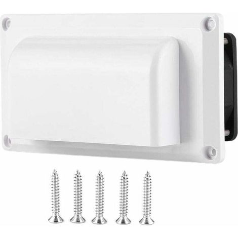 Ventilateur Aération Latéral Camping Car, Grille Ventilation Intérieure 12V Ensemble Extraction Caravane Car Remorque Vis Montage Travail Silencieux évent Air 13W RV échappement Latérale Côté